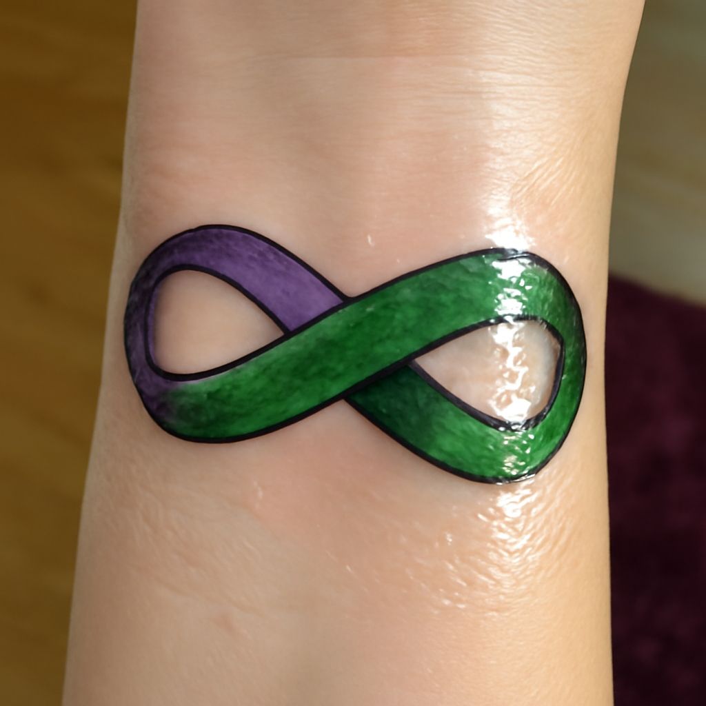 PTSD tattoo ideas with PTSD ribbon color and navy volunteer ribbon
